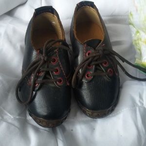 1920s lil baby girls leather shoes